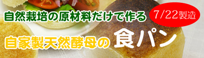 無肥料・自然栽培の原材料だけで作る食パン